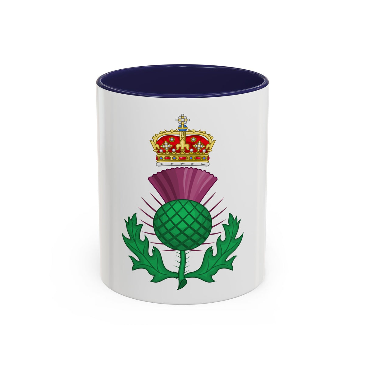 Thistle Royal Badge of Scotland - Accent Coffee Mug
