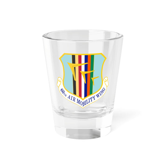 60th Air Mobility Wing (U.S. Air Force) Shot Glass 1.5oz