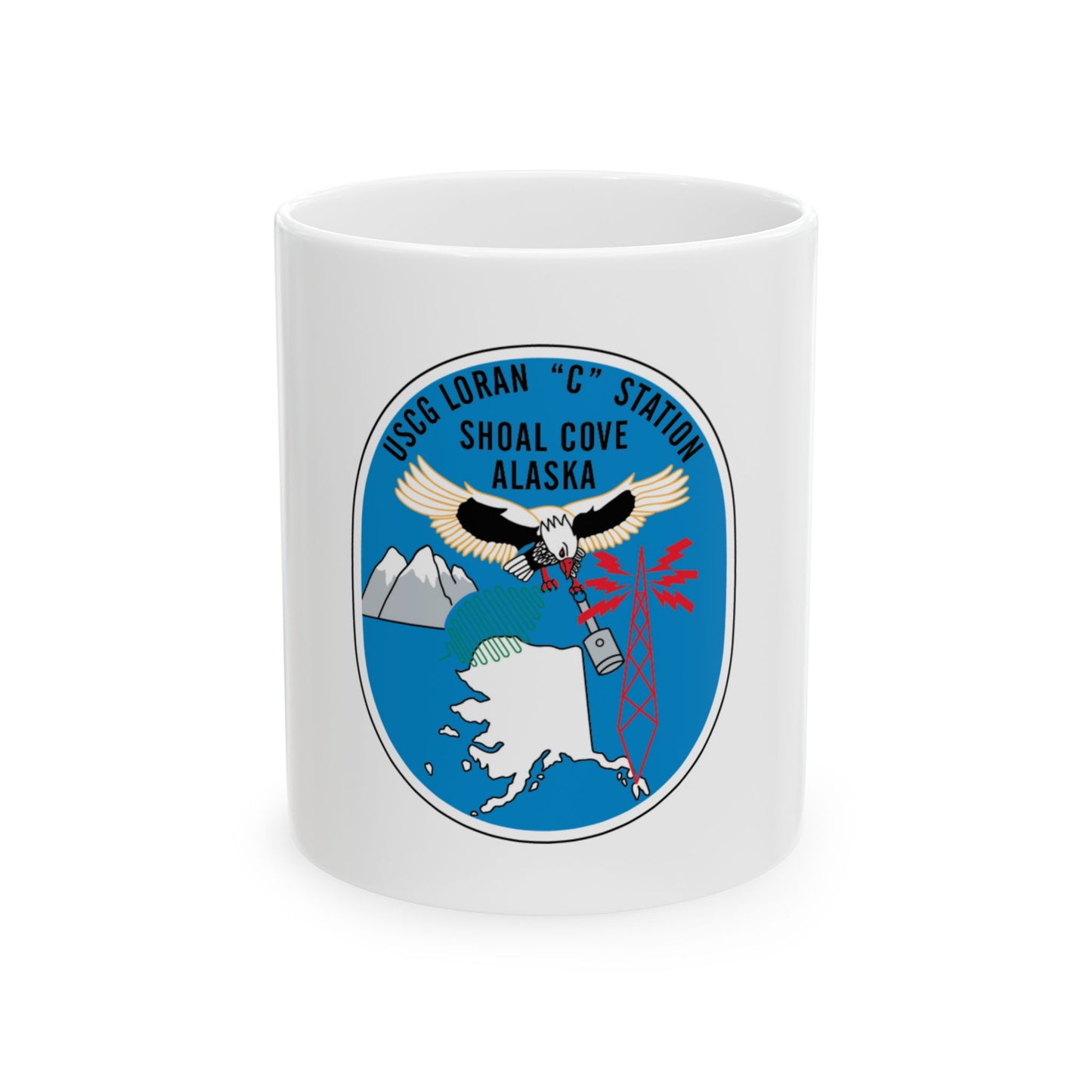 LORSTA Shoal Cove (U.S. Coast Guard) White Coffee Mug