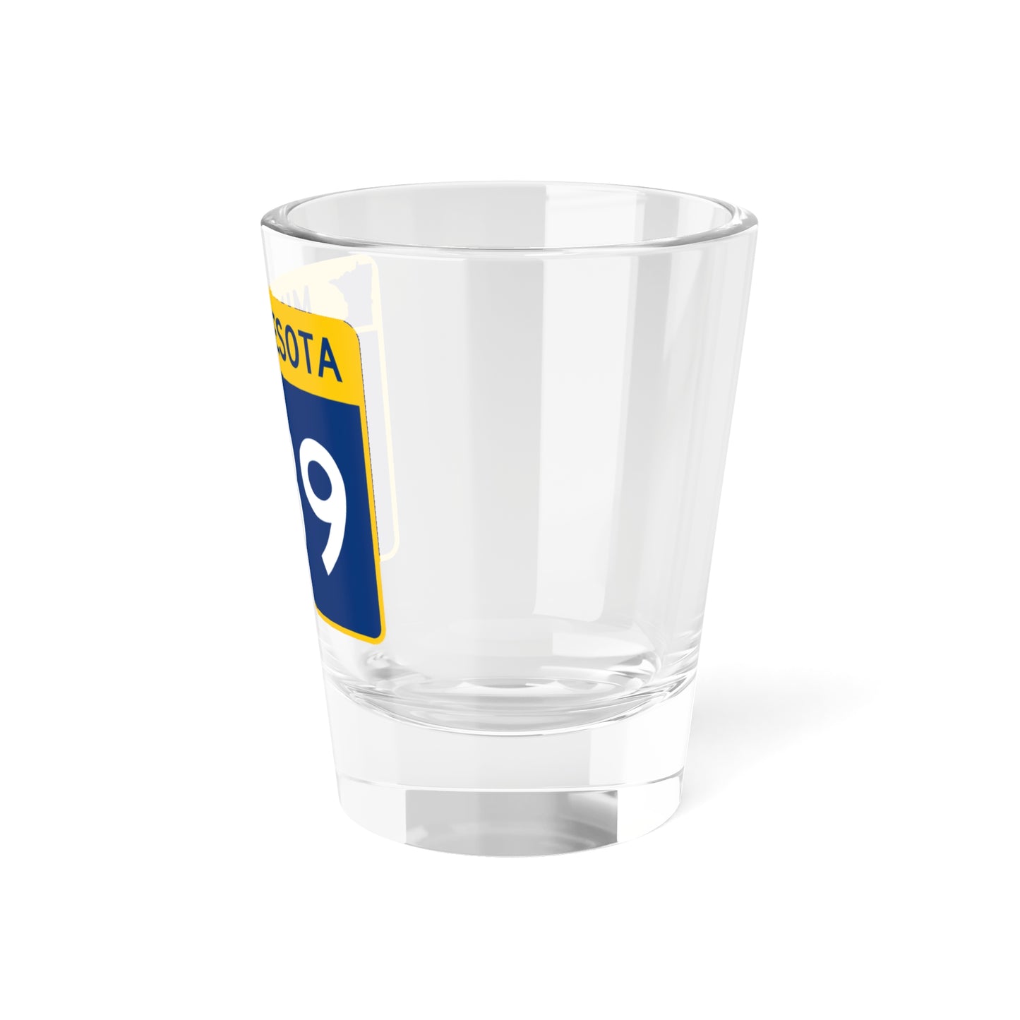 MN-289 wide (Minnesota) (Road Sign) Shot Glass 1.5oz