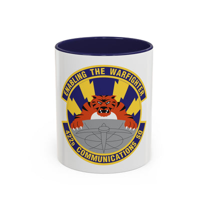 422d Communications Squadron (U.S. Air Force) Accent Coffee Mug