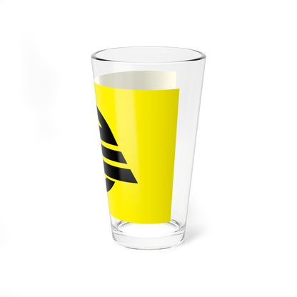 Flag of Miyoshi-town Tokushima 1967-2006 (Japan) Pint Glass 16oz