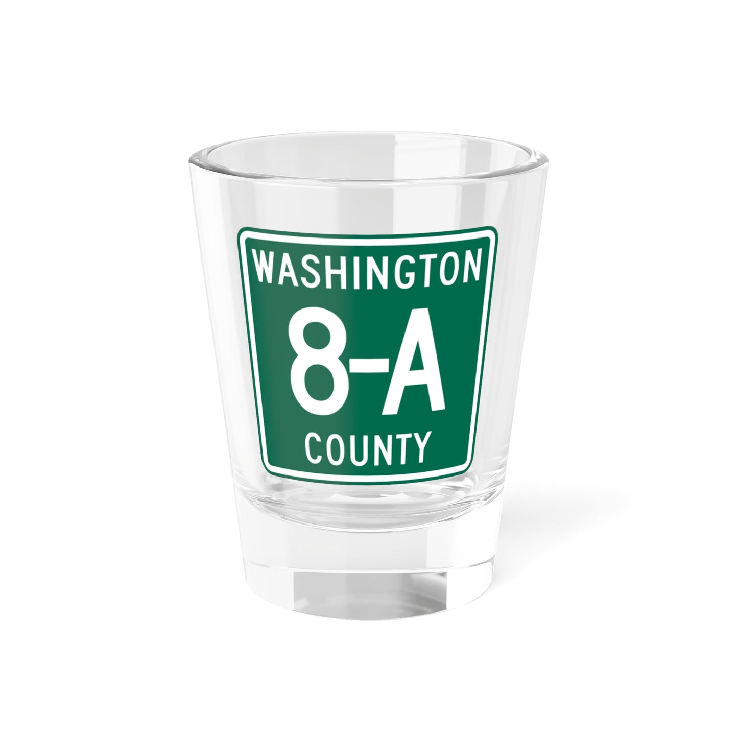 Washington County Route 8A OH (Ohio) (Road Sign) Shot Glass 1.5oz