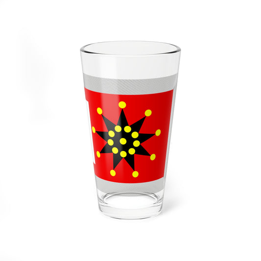 Chinese Army Regiment Flag 1912-1928 (China) Pint Glass 16oz