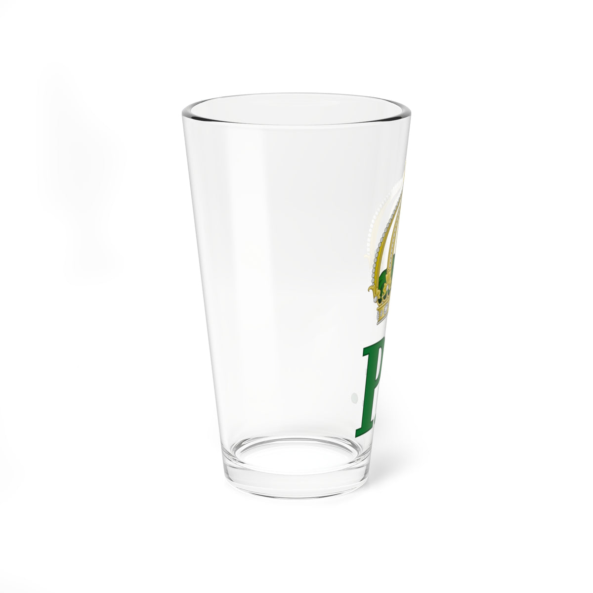 Imperial Monogram of Emperor Pedro II of Brazil Variant (Brazil) (Coat of Arms) Pint Glass 16oz