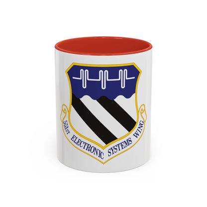 551st Electronic Systems Wing (U.S. Air Force) Accent Coffee Mug