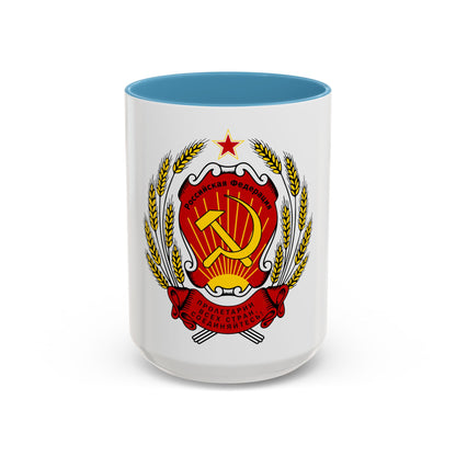 Coat of arms of the Russian Federation (1992-1993) - Accent Coffee Mug