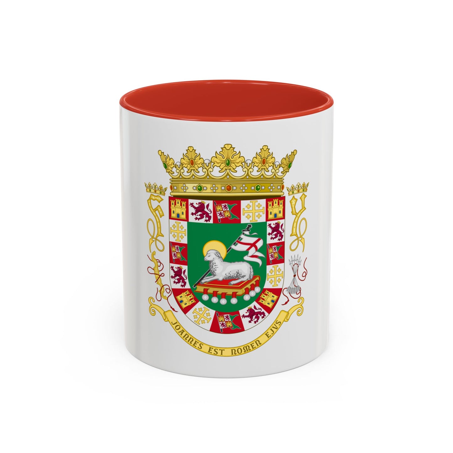 Coat of arms of the Commonwealth of Puerto Rico - Accent Coffee Mug