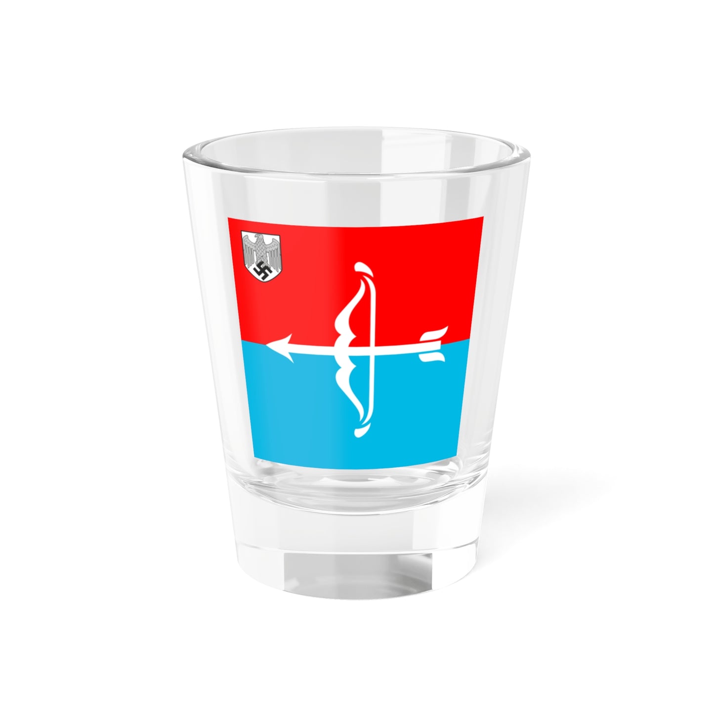 Turkistan Legion Flag (Germany) Shot Glass 1.5oz
