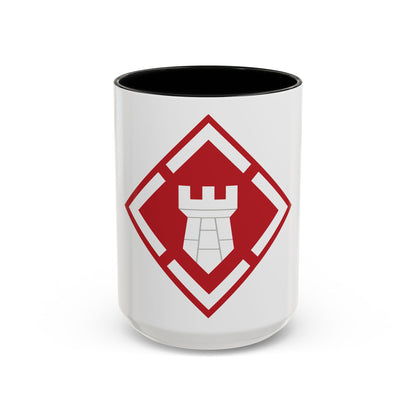 20th Engineer Brigade (U.S. Army) Accent Coffee Mug