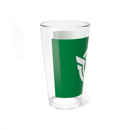 Flag of Kubokawa Kōchi 1969-2006 (Japan) Pint Glass 16oz