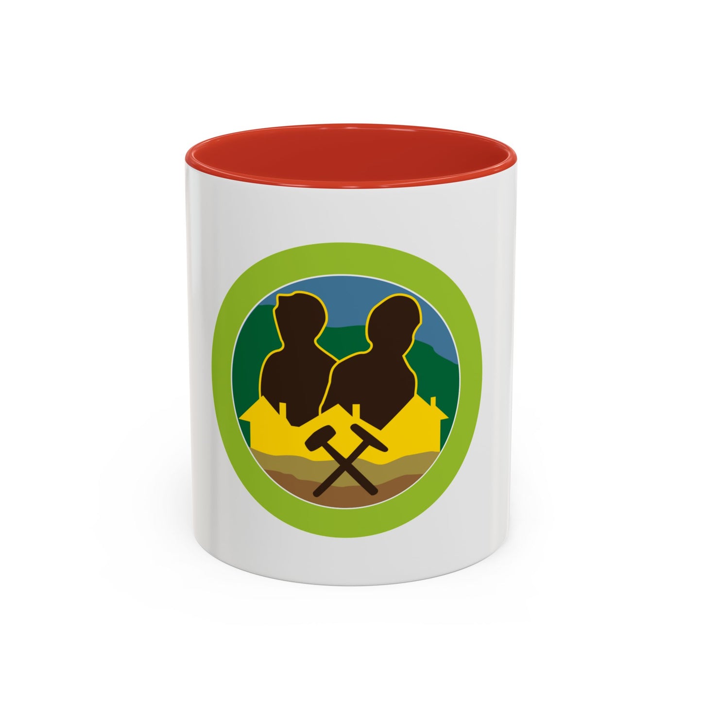 Mining in Society (Boy Scout Merit Badge) Accent Coffee Mug