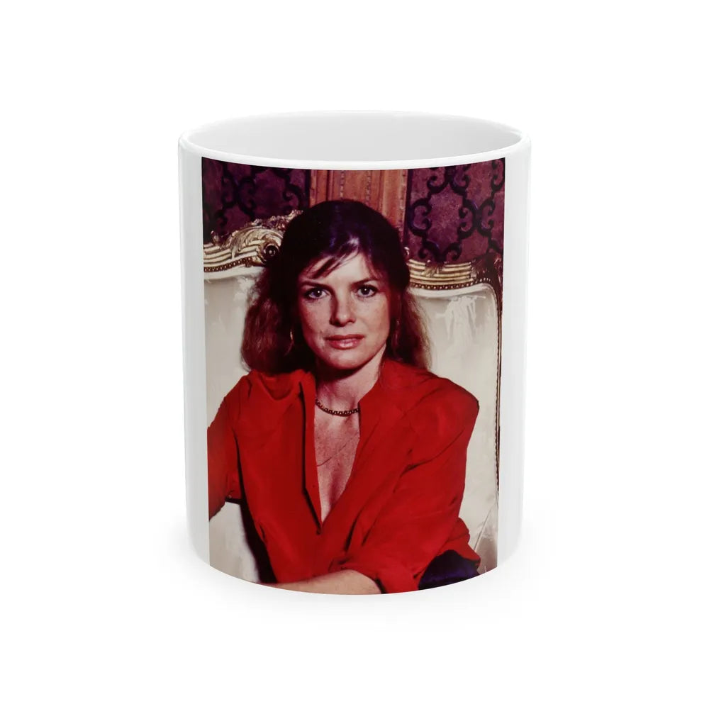 Katharine Ross #94 (Vintage Female Icon) White Coffee Mug-11oz-Go Mug Yourself