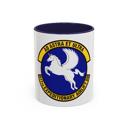 817th Expeditionary Airlift Squadron (U.S. Air Force) Accent Coffee Mug