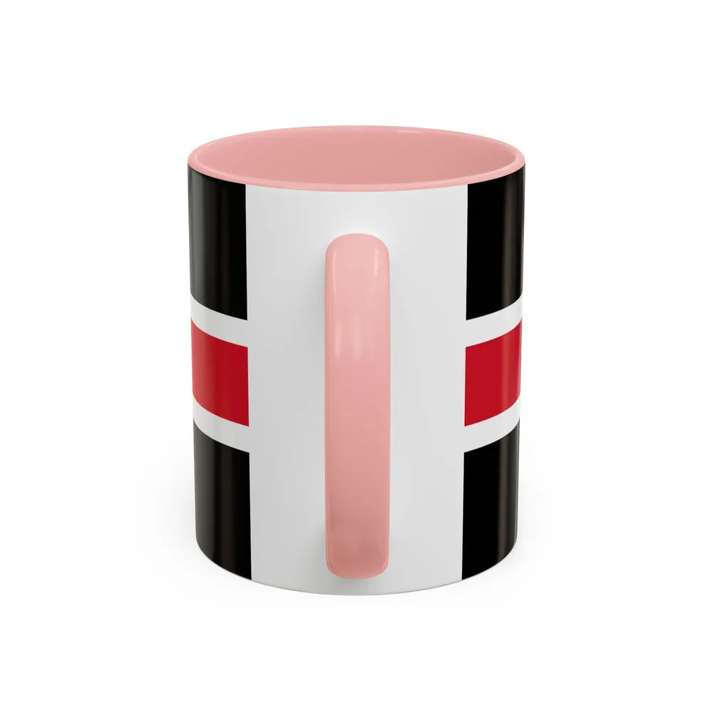 Flag of Durham UK - Accent Coffee Mug-Go Mug Yourself