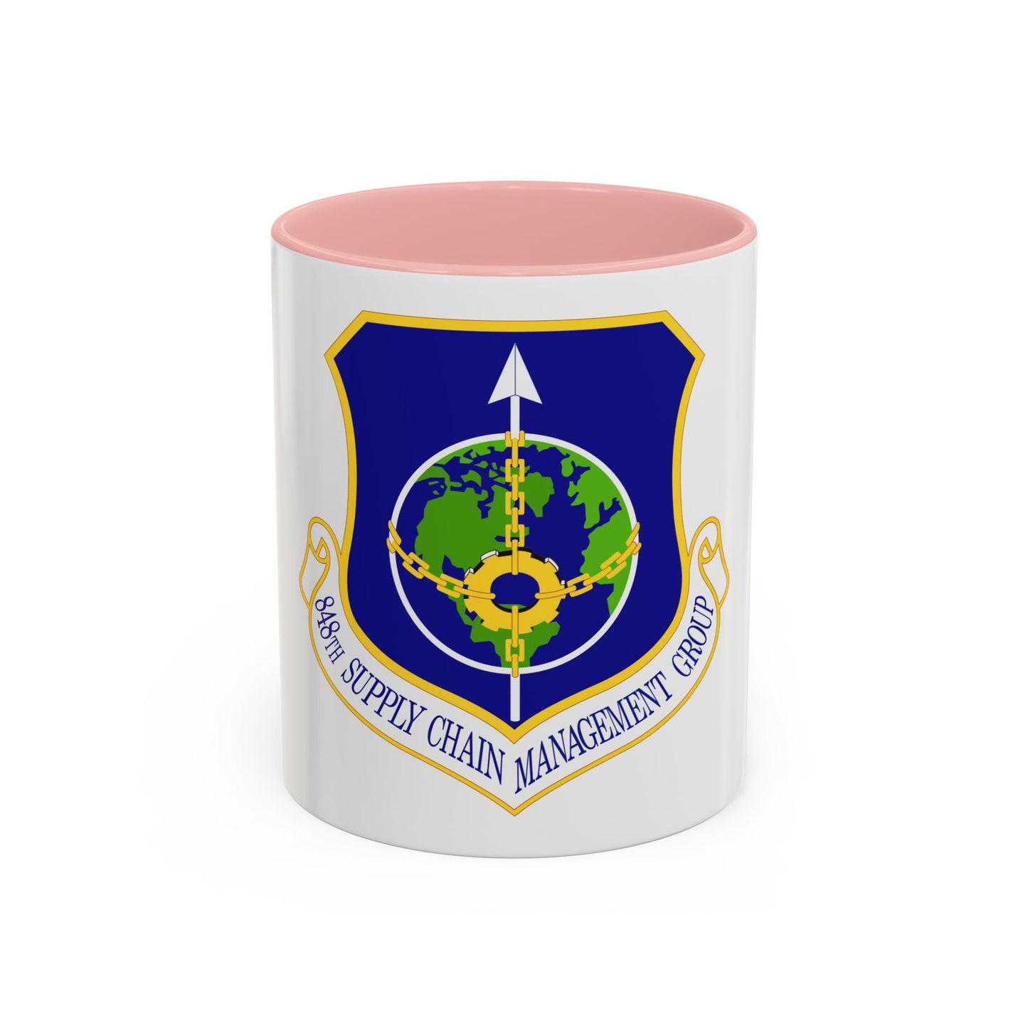 848 Supply Chain Management Group AFMC (U.S. Air Force) Accent Coffee Mug