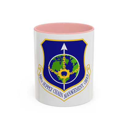 848 Supply Chain Management Group AFMC (U.S. Air Force) Accent Coffee Mug