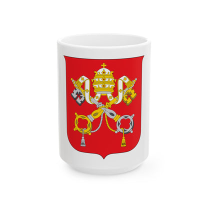 Coat of arms of Vatican City State - White Coffee Mug