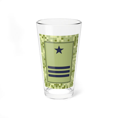 SS.OO.8.  CDB   CAMPAÑA   (Chile) (Military Rank) Pint Glass 16oz