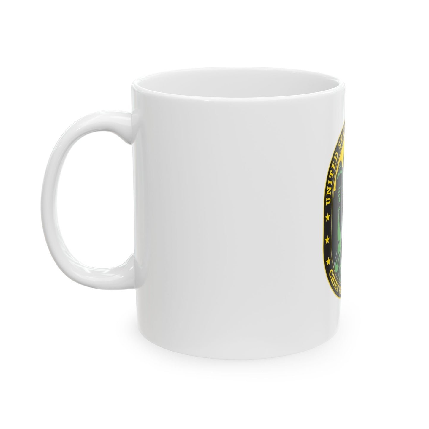 USCG Chief Petty Officer CPO (U.S. Coast Guard) White Coffee Mug