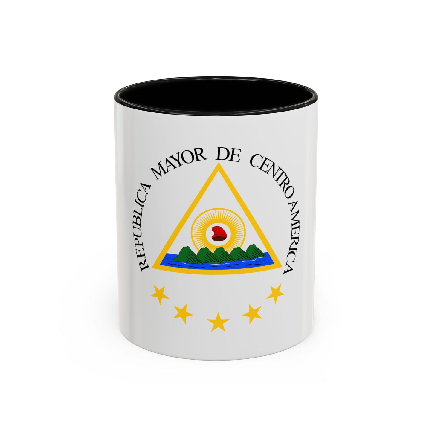 Coat of arms of the Greater Republic of Central America (1898) - Accent Coffee Mug