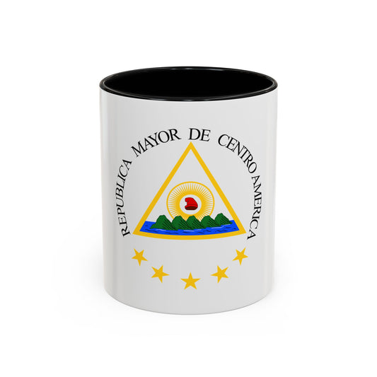 Coat of arms of the Greater Republic of Central America (1898) - Accent Coffee Mug