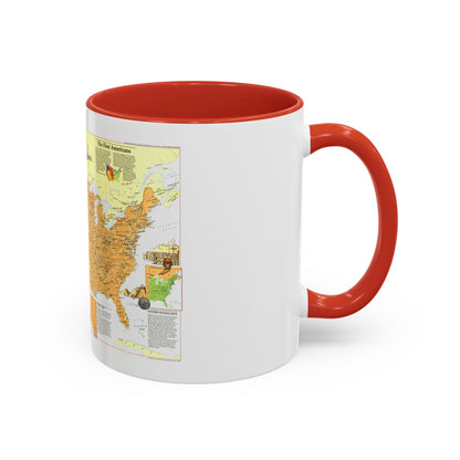 North America - Native American Heritage (1991) (Map) Accent Coffee Mug