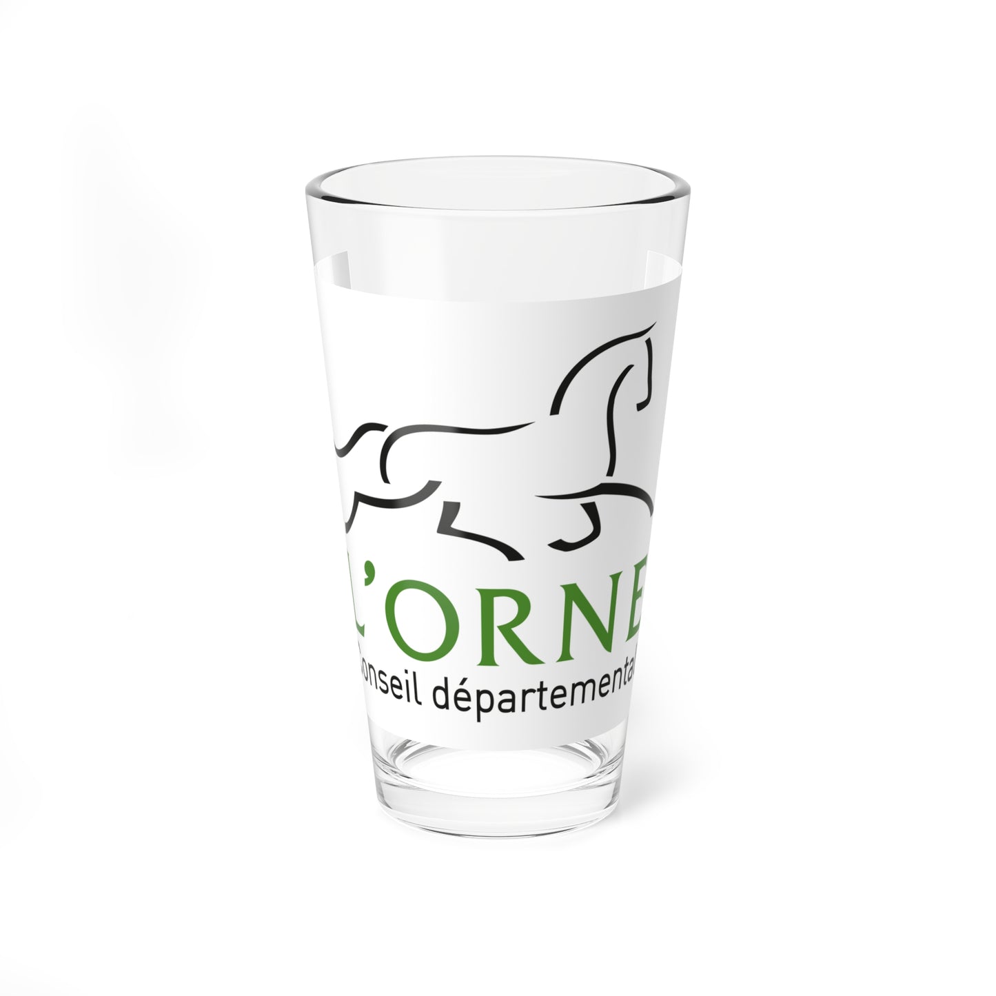 Flag of the Department of Orne (France) Pint Glass 16oz