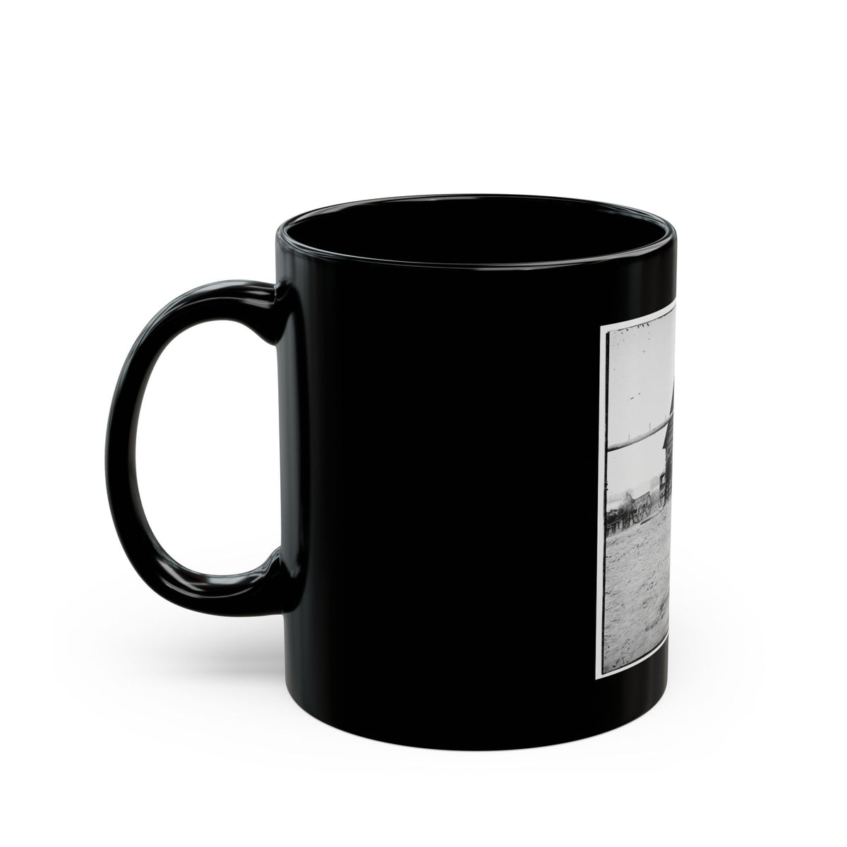 Bermuda Hundred, Va. Adams Express Office, Army Of The James (U.S. Civil War) Black Coffee Mug