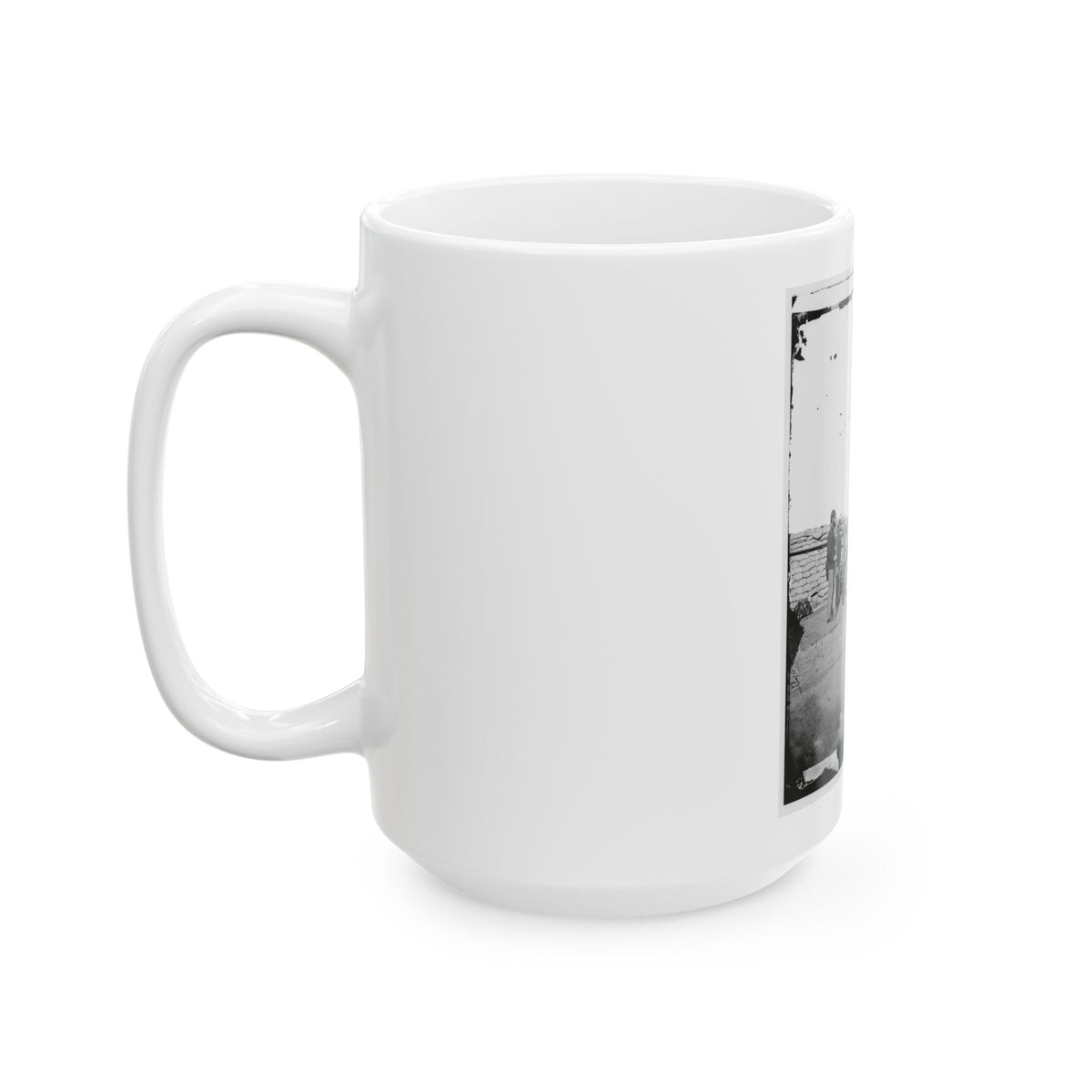 A Parrott Gun (Trained On Sumter ) (U.S. Civil War) White Coffee Mug