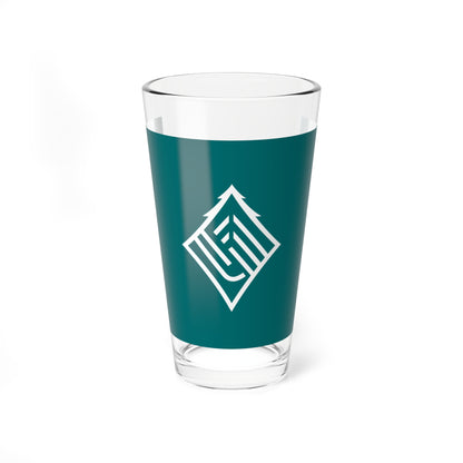 Flag of Umaji Kochi (Japan) Pint Glass 16oz