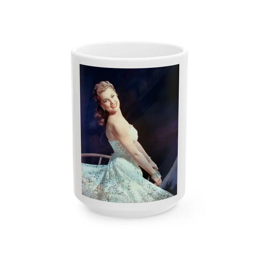 Debra Paget #66 1 (Vintage Female Icon) White Coffee Mug-15oz-Go Mug Yourself