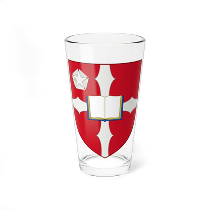 Shield of Liverpool Hope University (United Kingdom) (Coat of Arms) Pint Glass 16oz
