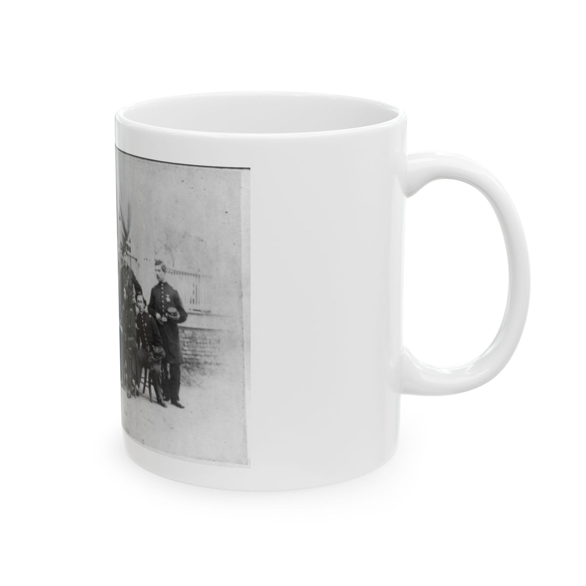 John W. Geary And Staff In Atlanta (U.S. Civil War) White Coffee Mug