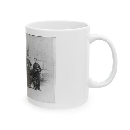 John W. Geary And Staff In Atlanta (U.S. Civil War) White Coffee Mug