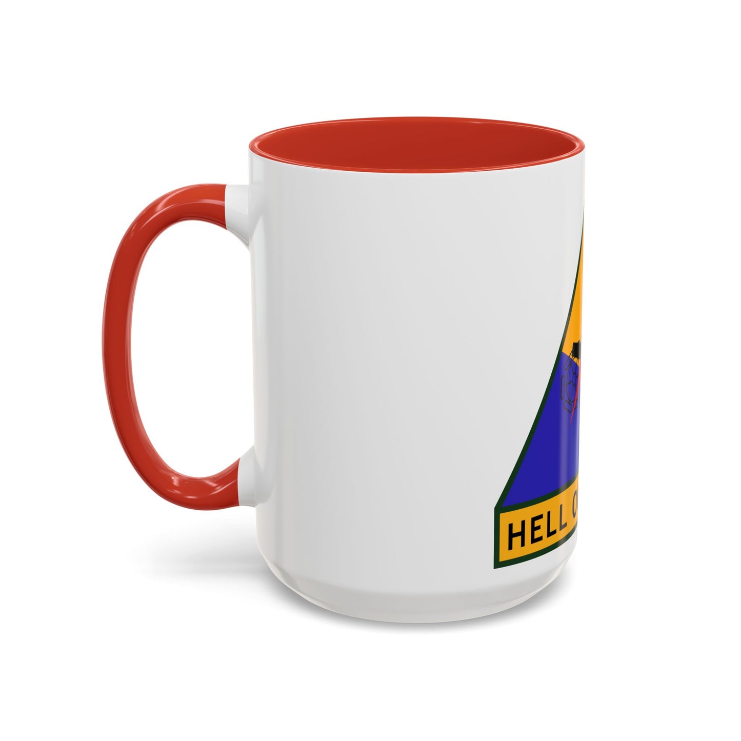 2nd Armored Division (U.S. Army) Accent Coffee Mug