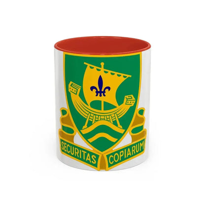 709th Military Police Battalion (U.S. Army) Accent Coffee Mug 11oz Red - Go Mug Yourself