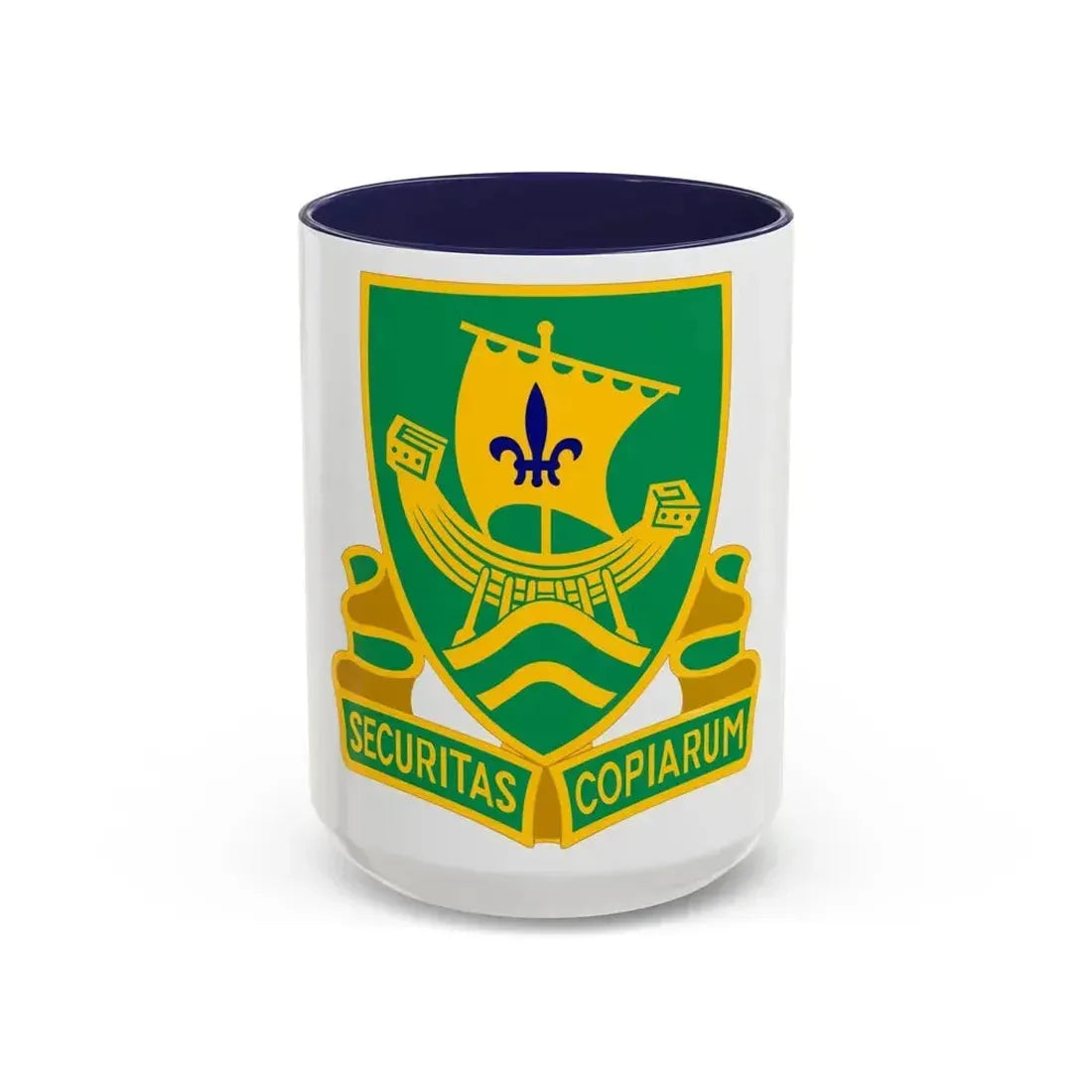 709th Military Police Battalion (U.S. Army) Accent Coffee Mug 15oz Navy - Go Mug Yourself