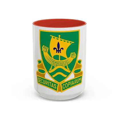 709th Military Police Battalion (U.S. Army) Accent Coffee Mug 15oz Red - Go Mug Yourself