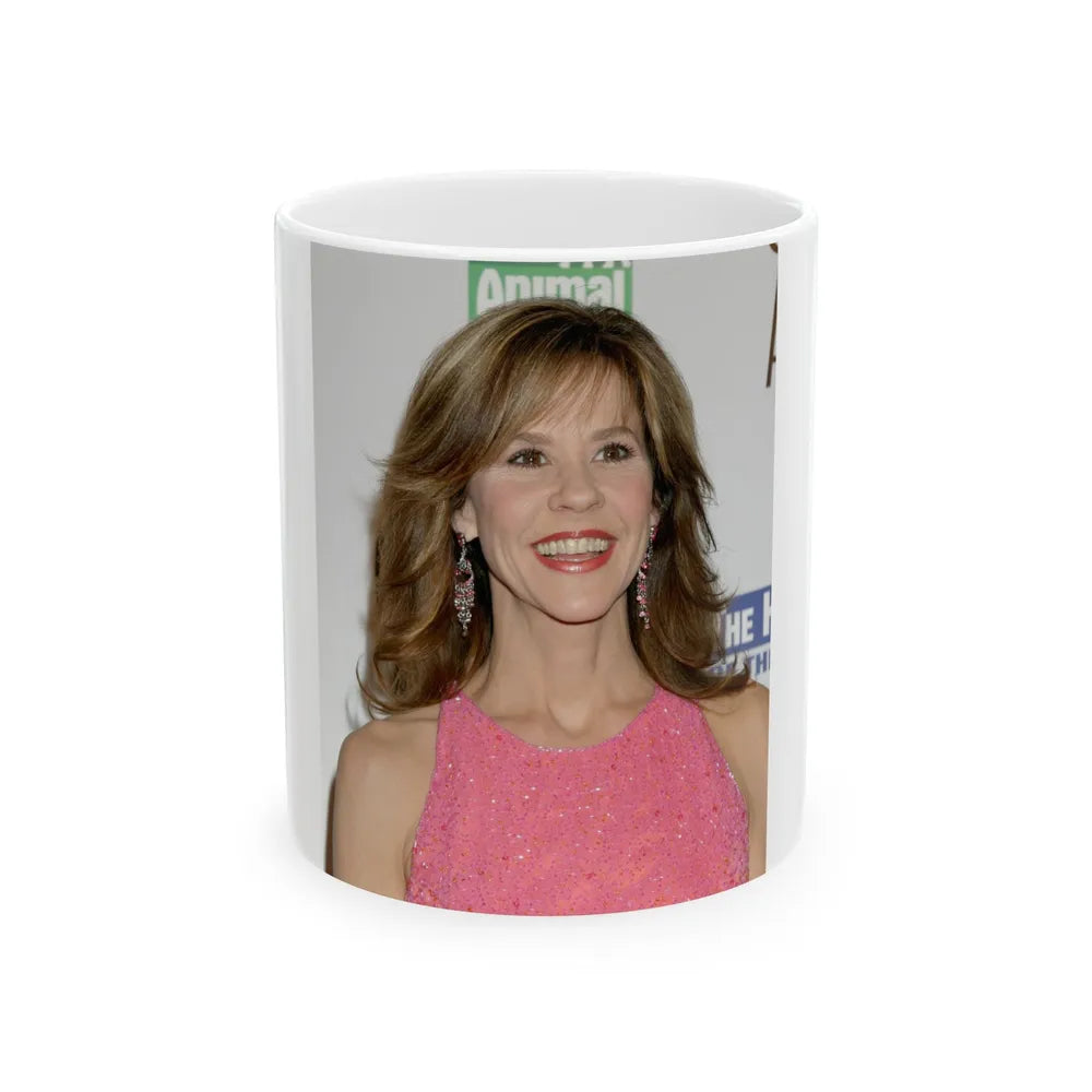 Linda Blair #135 (Vintage Female Icon) White Coffee Mug-11oz-Go Mug Yourself