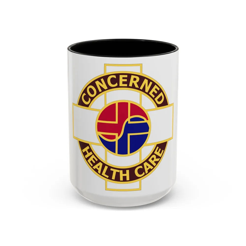 Medical Command Korea (U.S. Army) Accent Coffee Mug-15oz-Black-Go Mug Yourself