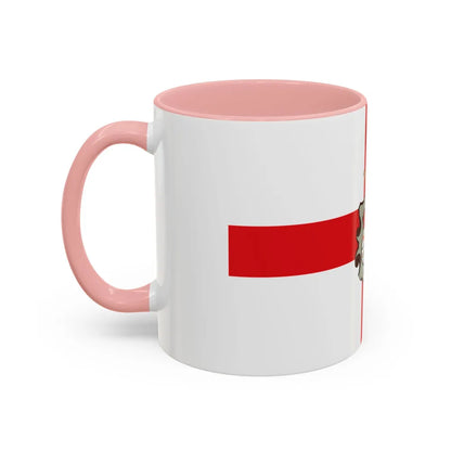 Flag of Huesca Spain - Accent Coffee Mug-Go Mug Yourself