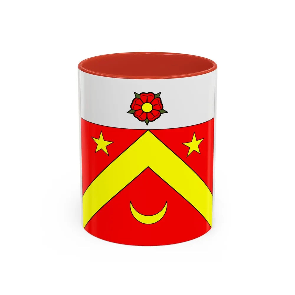 Flag of Autavaux Switzerland - Accent Coffee Mug-11oz-Red-Go Mug Yourself