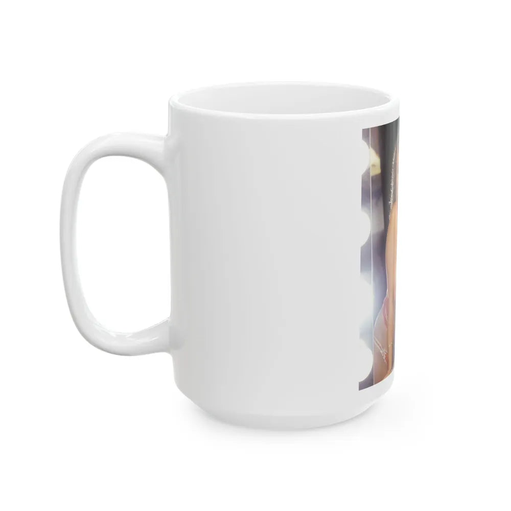 Linda Blair #260 - Partially Topless (Vintage Female Icon) White Coffee Mug-Go Mug Yourself