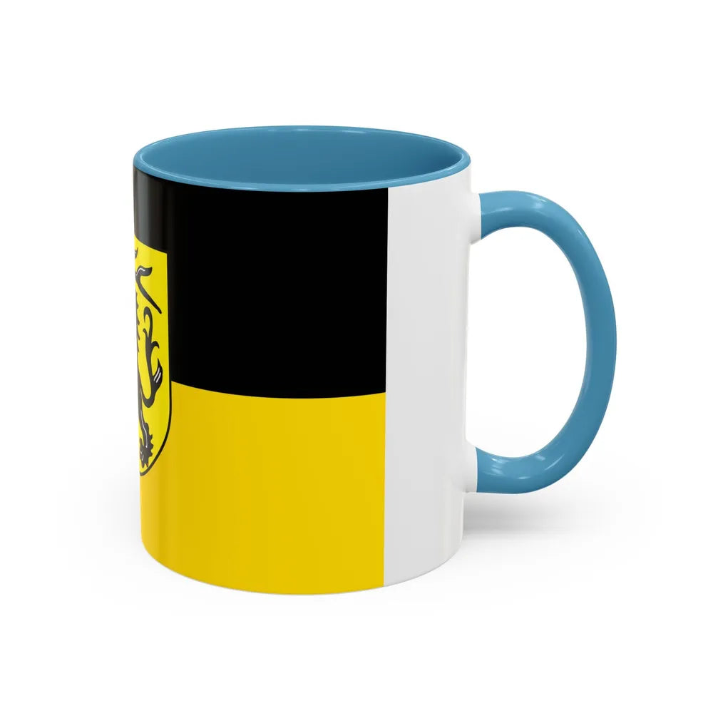 Flag of Goppingen Germany - Accent Coffee Mug-Go Mug Yourself