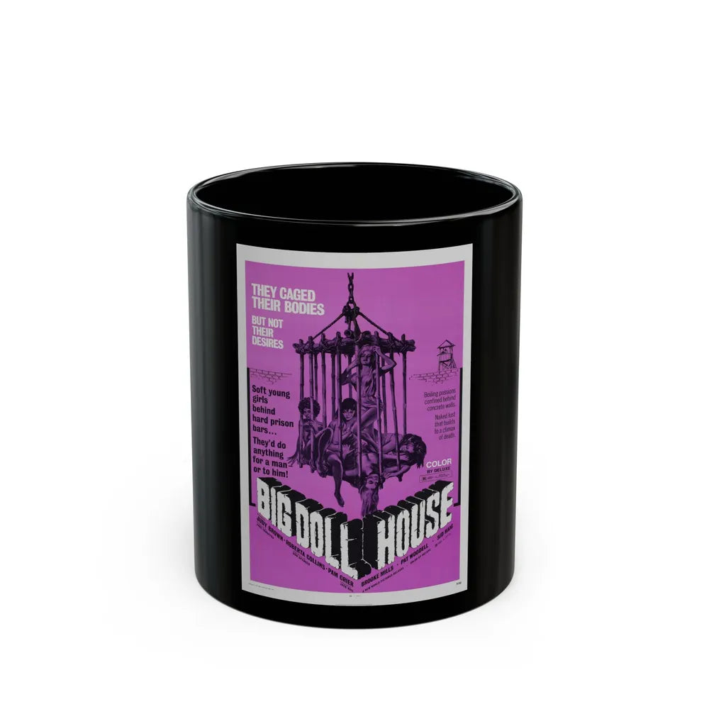 BIG DOLL HOUSE (2) 1971 Movie Poster - Black Coffee Mug-11oz-Go Mug Yourself