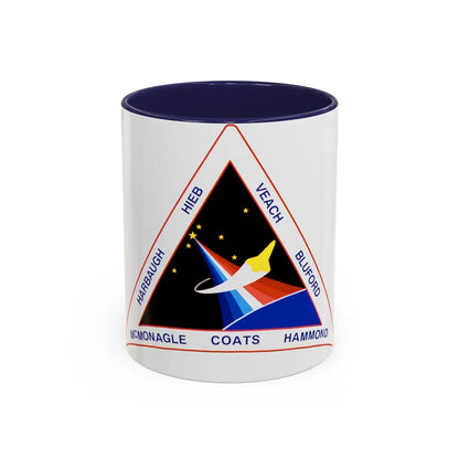 STS 39 (NASA) Accent Coffee Mug-11oz-Navy-Go Mug Yourself