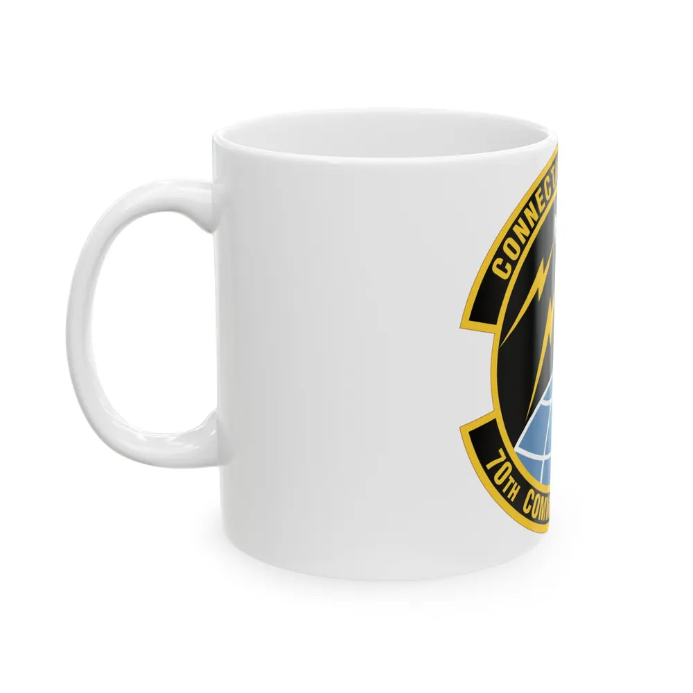 70th Communications Squadron (U.S. Air Force) White Coffee Mug-Go Mug Yourself