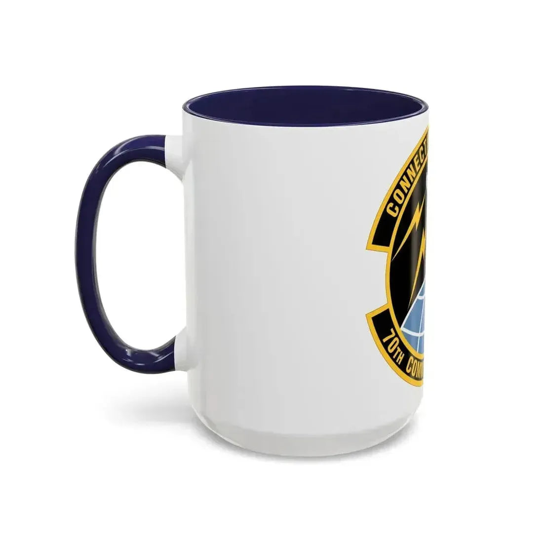 70th Communications Squadron (U.S. Air Force) Accent Coffee Mug - Go Mug Yourself