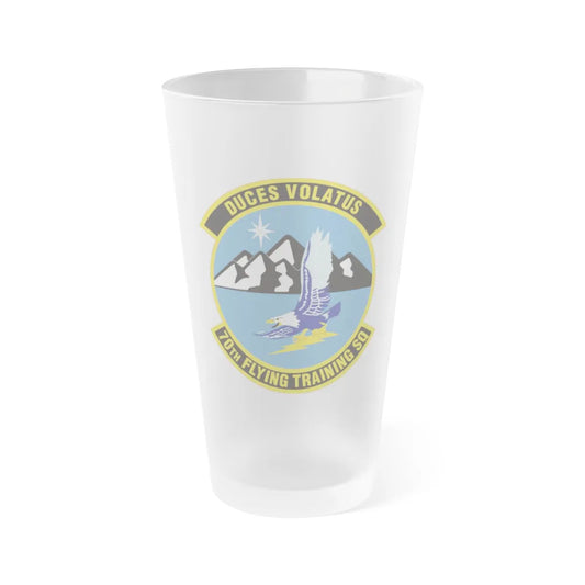 70th Flying Training Squadron (U.S. Air Force) Frosted Pint Glass 16oz-16oz-Frosted-Go Mug Yourself